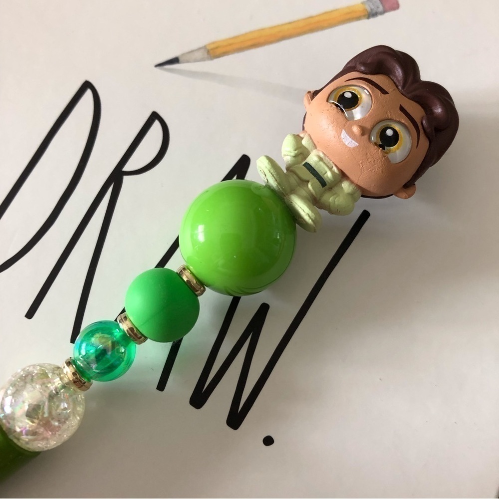 Disney doorables: The Princess and The Frog: Prince Naveen handmade beaded pen